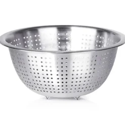 Durkslagssil i stål för silning av grönsaker och frukter 24 cm