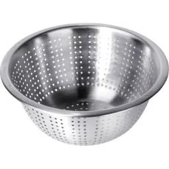 Durkslagssil i stål för silning av grönsaker och frukter 24 cm