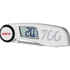 Matlagningstermometrar-ebro TLC 700 Instickstermometer (HACCP) Temperaturmätningsområde (intervall) -30 till +220 °C Sensortyp NTC HACCP-konfo
