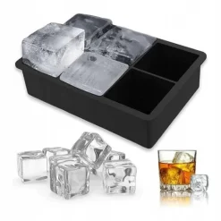 Isformar-ECARLA silikone isterningbakke til 6 store isterninger 5x5x5cm FNL02