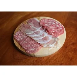 Skärbrädor-efo Skärbräda Rund i Trä - Rund Serveringsbricka - Liten Skärbräda — Storlek 20 cm