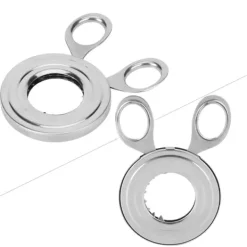 Egg Clipper - Rostfritt stål kokt ägg Cutter och Remover Tool
