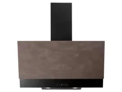 Köksfläktar-EICO Udine 80 - Kåpa - vinklad skorsten - bredd: 80 cm - djup: 42.9 cm - extraktion och återcirkulation (med extra extraktions- och återcirkulationsk | CDON