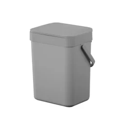 Soptunnor & Papperskorgar-EKO Puro II Matavfall Caddy Avfallskärl 5L Grå