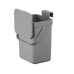 Soptunnor & Papperskorgar-EKO Puro II Matavfall Caddy Avfallskärl 5L Grå