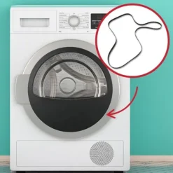 Elastiskt bälte 1920H8 MAEL för torktumlare av flera märken - Indesit, Hotpoint Ariston - 8 tänder