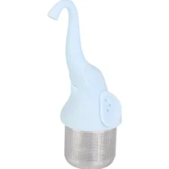 Elefantformad tesil Silikon tefilter Köksredskap för te (Blå)