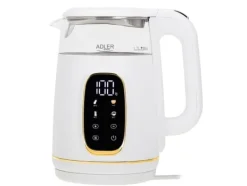 Elektrinis virdulys Adler AD 1305, baltas/auksinis
