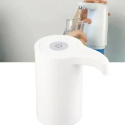 Elektrisk dricksvattenflaskpump Bärbar intelligent vattendispenser USB-laddningsvattenflaskpump