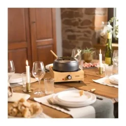 Fondueset-Elektrisk fondueset - LIVOO - DOC287 - 800W - 2L - 8 personer - Justerbar termostat - PFAS-fri non-stick-gryta