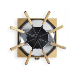 Fondueset-Elektrisk fondueset - LIVOO - DOC287 - 800W - 2L - 8 personer - Justerbar termostat - PFAS-fri non-stick-gryta