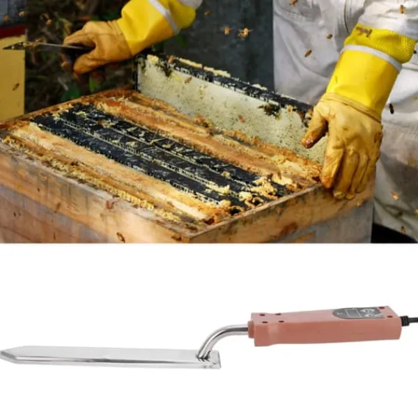 Elektriska Knivar-Elektrisk Honungskärare 50-180℃ Temperaturkontroll Honungskärkniv Biodlingsverktyg EU-kontakt 220V