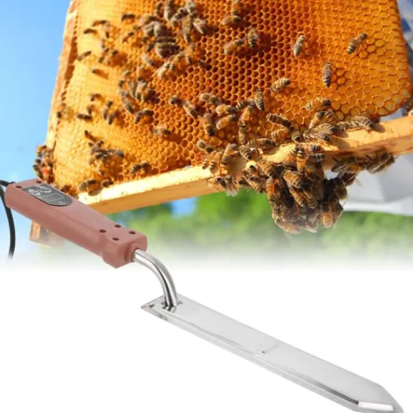 Elektriska Knivar-Elektrisk Honungskärare 50-180℃ Temperaturkontroll Honungskärkniv Biodlingsverktyg EU-kontakt 220V