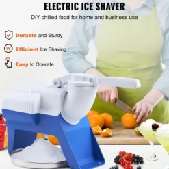 Elektrisk isknuser 176 lbs/tim snökonmaskin, riven is, 180W