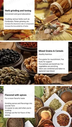 Elektrisk Kaffekvarn, Hög Hastighet, Mångsidig Kompatibilitet,EU, 220V