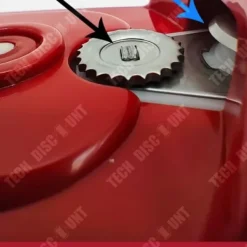 Konservöppnare-Elektrisk konservöppnare - TD® - Automatisk - Rostfritt stål 304 - Röd - För hemmabruk