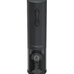 Korkskruvar-Elektrisk korkskruv - PRESTIGIO - BOLSENA - Vinsats - 4 delar - Svart