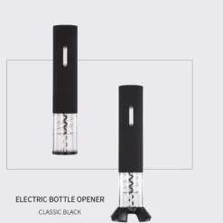 Korkskruvar-Elektrisk korkskruv - TECH DISCOUNT - Svart - Modernt design - 2 delar