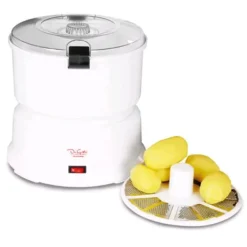 Elektrisk potatisskalare med salladsslunga - 1 kg potatis - 2 minuter