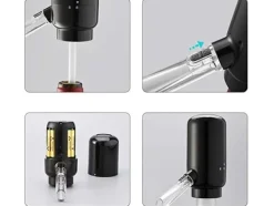 Vinluftare-Elektrisk Pump till Vinflaskor - Dispenser till Vin