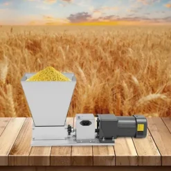 Matkvarnar-Elektrisk spannmålskvarn - Maltkross - 60 W - 75 rpm - 9 kg - 51×25×22 cm - För korn, vete, majs - Silver