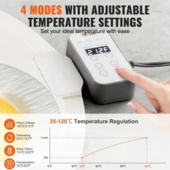 Elektrisk uppvärmningsbricka, Rullbar matuppvärmningsmatta, Temperaturkontroll, Hög effektivitet, Enkel användning, Buffé och event