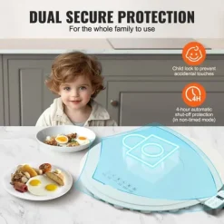 Elektrisk uppvärmningsbricka, Rullbar matuppvärmningsmatta, Temperaturkontroll, Hög effektivitet, Enkel användning, Buffé och event