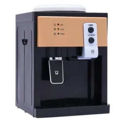 Elektrisk varm- och kallvatten-dispenser, 500W uppvärmningskraft, 75W kylkraft, kompakt design,Champagne Guld