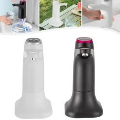 Vattenkylare-Elektrisk Vattendispenser - Pump - Flöde 1,2 L/min - Batteri 1200 mAh - USB-laddning 5 V 4 W - Tyst 55 dB - För flaska/bord - Svart