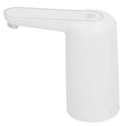 Elektrisk Vattendispenser med Ftunn USB-laddning Automatisk Dricksfontän Vattenpump Vit