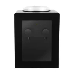 Vattenkylare-Elektrisk vattendispenser/vattenkylare - Bordsmodell - Varm & kall, Toppmatad, 220V 50Hz, 550W/75W, För 3,5–18,9 L dunkar - Svart