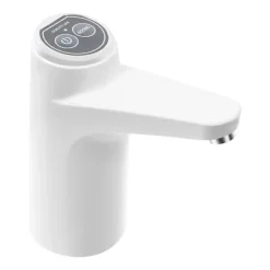 Vattenkylare-Elektrisk vattenpump för vattendunk - MR001 - LED-display - 1,2 L/min - USB-laddning, 1200 mAh batteri - Livsmedelssilikon & ABS - Vit