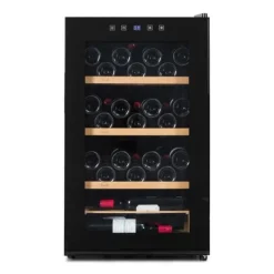 Elektrisk vinkyl - VINOBOX - Vinobox Pro 48 flaskor - Svart - 1 dörr - 85 cm hög