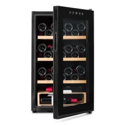 Elektrisk vinkyl - VINOBOX - Vinobox Pro 48 flaskor - Svart - 1 dörr - 85 cm hög