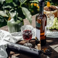 Korkskruvar-Elektrisk vinöppnare med automatisk funktion och folieskärare