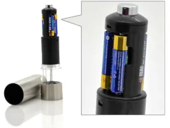 Kryddkvarnar-Elektriskt Salt & Pepparkvarn i Rostfritt Stål