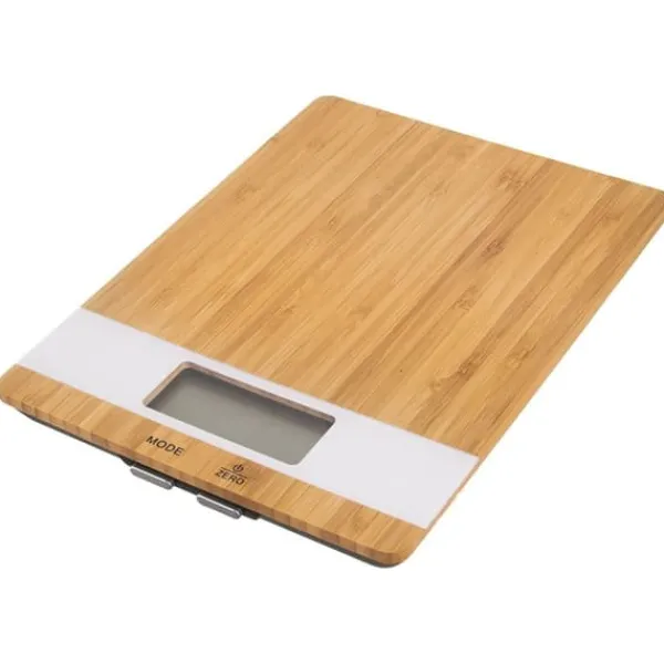 Elektronisk köksvåg i bambu WHITELINE 5 kg