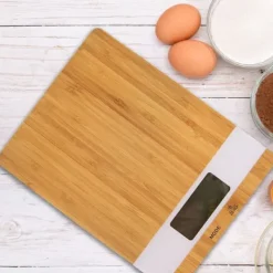 Elektronisk köksvåg i bambu WHITELINE 5 kg