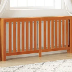 vidaXL Elementskydd vaxbrun 169x19x84 cm massiv furu