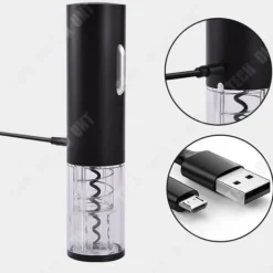 Korkskruvar-Elkorkskruv - TD® - RL-WO36S - Plast - USB-laddning - Röda lampor