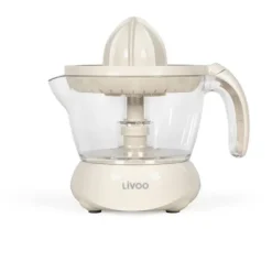 Eläktrisk citruspress - LIVOO - DOD131C - 25 W - 1 stor kon och 1 liten kon - 700 ml - Benvit