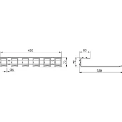 Vinglashängen-Emuca Stöd För 5 Supra Supra Silver