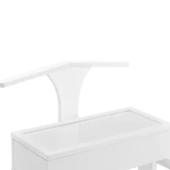 [en.casa] Kläd- & Garderobsförvaring-® Klädbetjänt-43,5x34,5x110cm-furu-vit