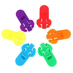 Enkel burköppnare, 6-pack, flerfärgad - Återanvändbar läskburköppnare, dryckesburköppnare