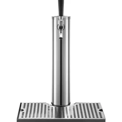 Ölkranar-entapps öltorn i rostfritt stål med droppbricka, kompletta tillbehör, enkel montering, applikation för flera scener