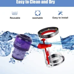 Dammsugartillbehör-Ersättningsdammsugare + Filter för Dyson V11, V15, SV14, SV15, SV22 Dammsugare