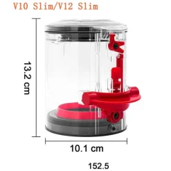Dammsugartillbehör-Ersättningssoptunna för Dyson V10/V12 Slim Dammsugare