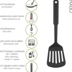 Espatula Rasera Cocina Nylon Basic 32,5 x 9 cm.