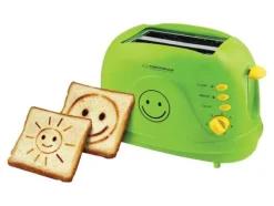 Brödrostar & Brödgrillar-Esperanza SMILEY - Brödrost - 2 skiva - 2 Kortplatser