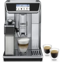 Espressomaskin med kvarn - DELONGHI - PrimaDonna Elite Experience ECAM650.85.MS - Ansluten - Grå